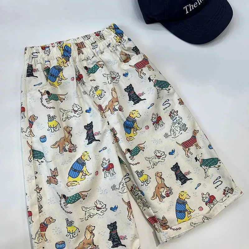 2025 Spring Fall Kids Pants cartoon dogs Children's straight Trousers Boys Girls loose casual pants
2025 Spring Fall Kids Pants cartoon dogs Children's straight Trousers Boys Girls loose casual pants
