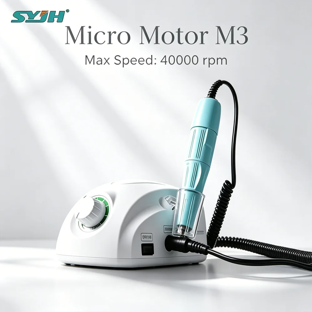 M3 Dental Lab Micromotor Max 40000rpm Electric Polishing Machine with Carbon Brushes Handle Control Box Foot Pedal Dual Voltage
M3 Dental Lab Micromotor Max 40000rpm Electric Polishing Machine with Carbon Brushes Handle Control Box Foot Pedal Dual Voltage