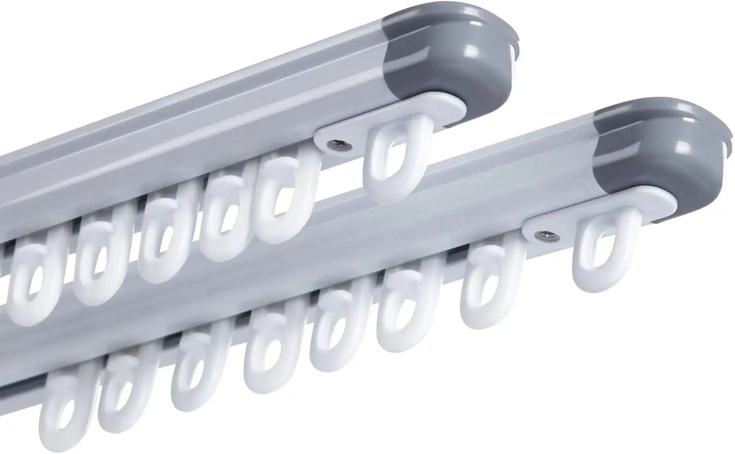 Retractable Ceiling Curtain Track, Measurement-Free Curtain Track 33.5''-59'
Retractable Ceiling Curtain Track, Measurement-Free Curtain Track 33.5''-59'