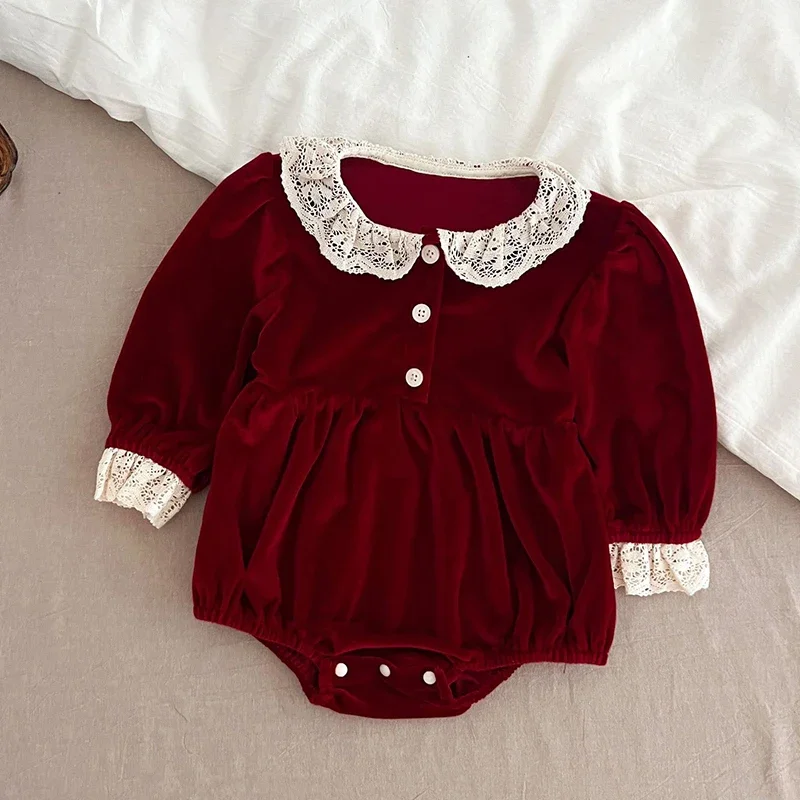 0-3Yrs Christmas Rompers Newborn Kids Baby Girl Red Romper Sweet Red Lace Princess Rompers Infant New Baby Girls Rompers Clothes
0-3Yrs Christmas Rompers Newborn Kids Baby Girl Red Romper Sweet Red Lace Princess Rompers Infant New Baby Girls Rompers Clothes