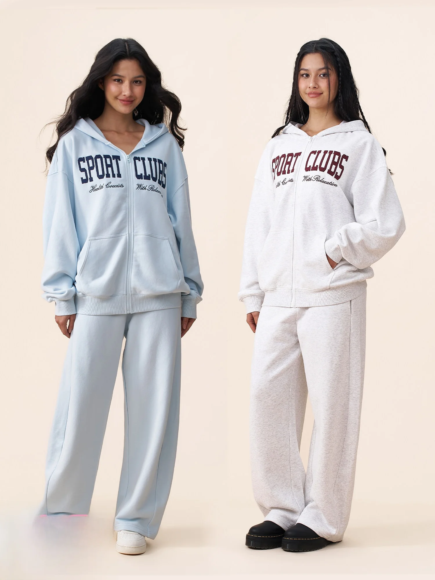 Yescci Blue Letterwork Embroidery Sweatshirt Pants Set Women's Casual Style Sports Outfit Cotton Polyester Blend Long Sleeve
Yescci Blue Letterwork Embroidery Sweatshirt Pants Set Women's Casual Style Sports Outfit Cotton Polyester Blend Long Sleeve