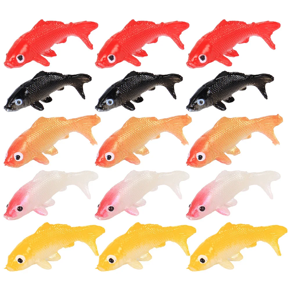 15Pcs Realistic Fish Tank Decor Artificial Fancy Carp Bright Color Underwater Scene Artificial Fancy Carp Fake Fish
15Pcs Realistic Fish Tank Decor Artificial Fancy Carp Bright Color Underwater Scene Artificial Fancy Carp Fake Fish