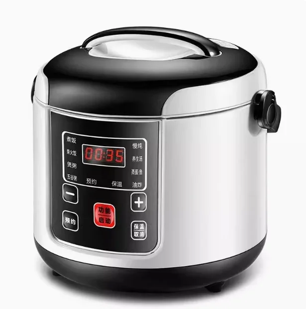 220V Electric Rice Cooker Intelligent Automatic Household Kitchen Cooker 2L Portable Preservation Electric Rice Cookers
220V Electric Rice Cooker Intelligent Automatic Household Kitchen Cooker 2L Portable Preservation Electric Rice Cookers