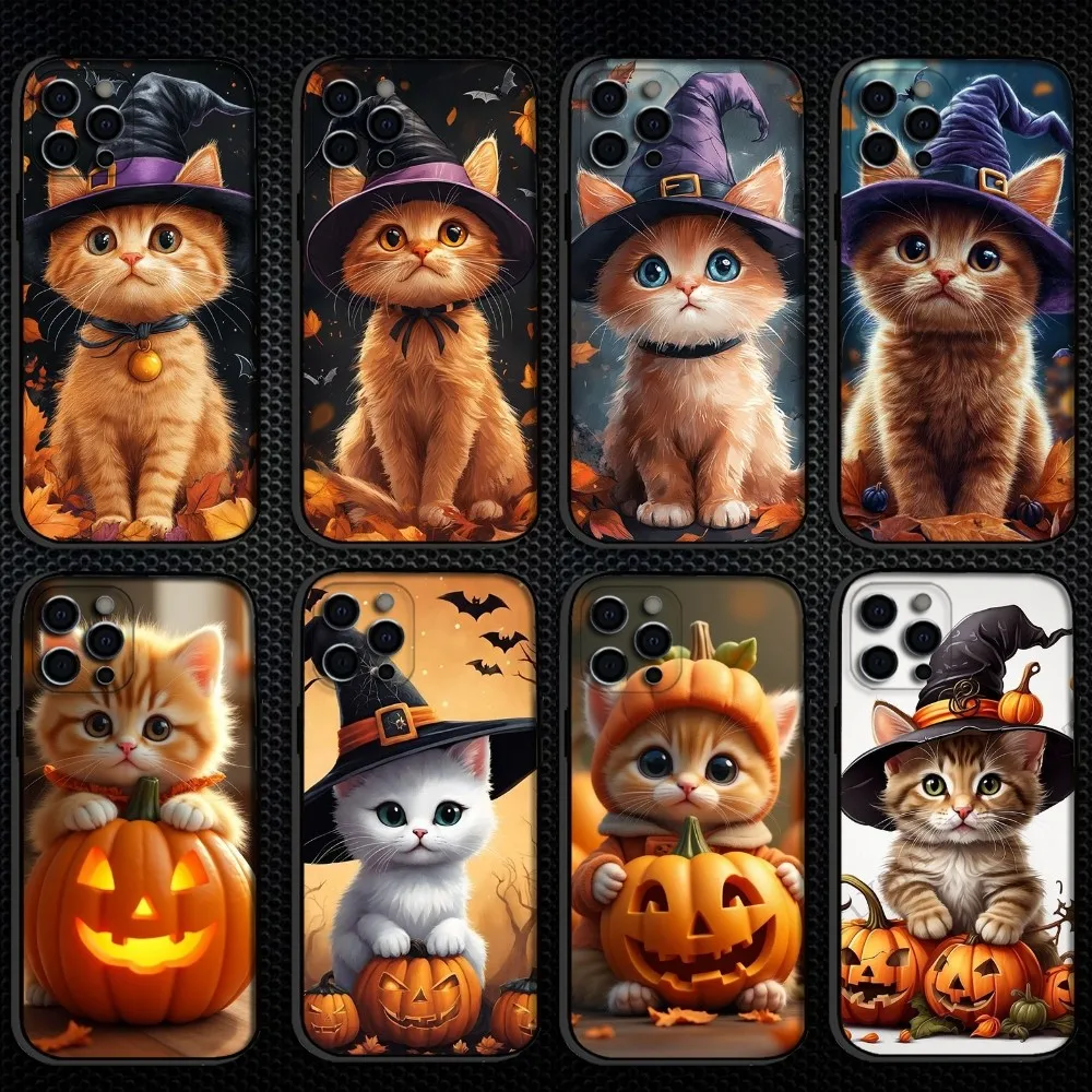 Halloween cute cat Phone Case For iPhone 16,15,14,13,12,11 Plus,Pro Max, Soft Silicone Black Cover
Halloween cute cat Phone Case For iPhone 16,15,14,13,12,11 Plus,Pro Max, Soft Silicone Black Cover