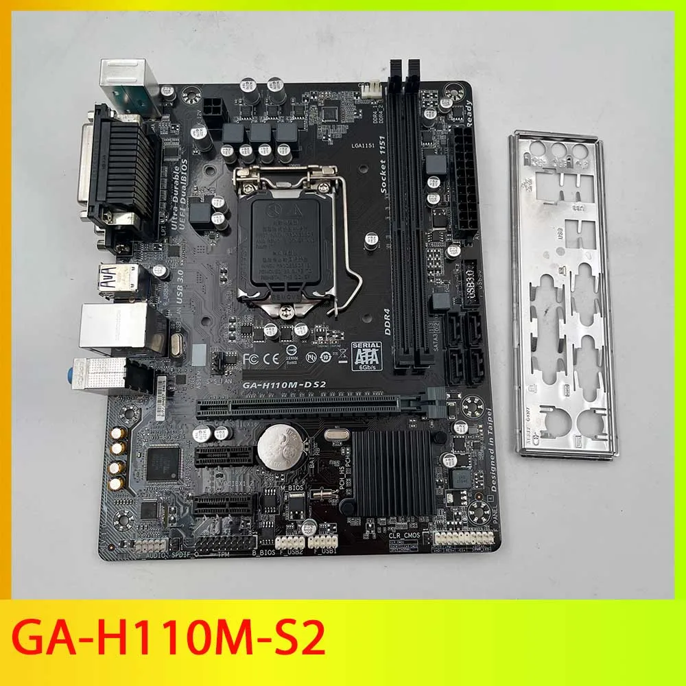 Для материнской платы Gi-ga-byte LGA1151 DDR4 USB3.0 интерфейс VGA GA-H110M-S2
Для материнской платы Gi-ga-byte LGA1151 DDR4 USB3.0 интерфейс VGA GA-H110M-S2