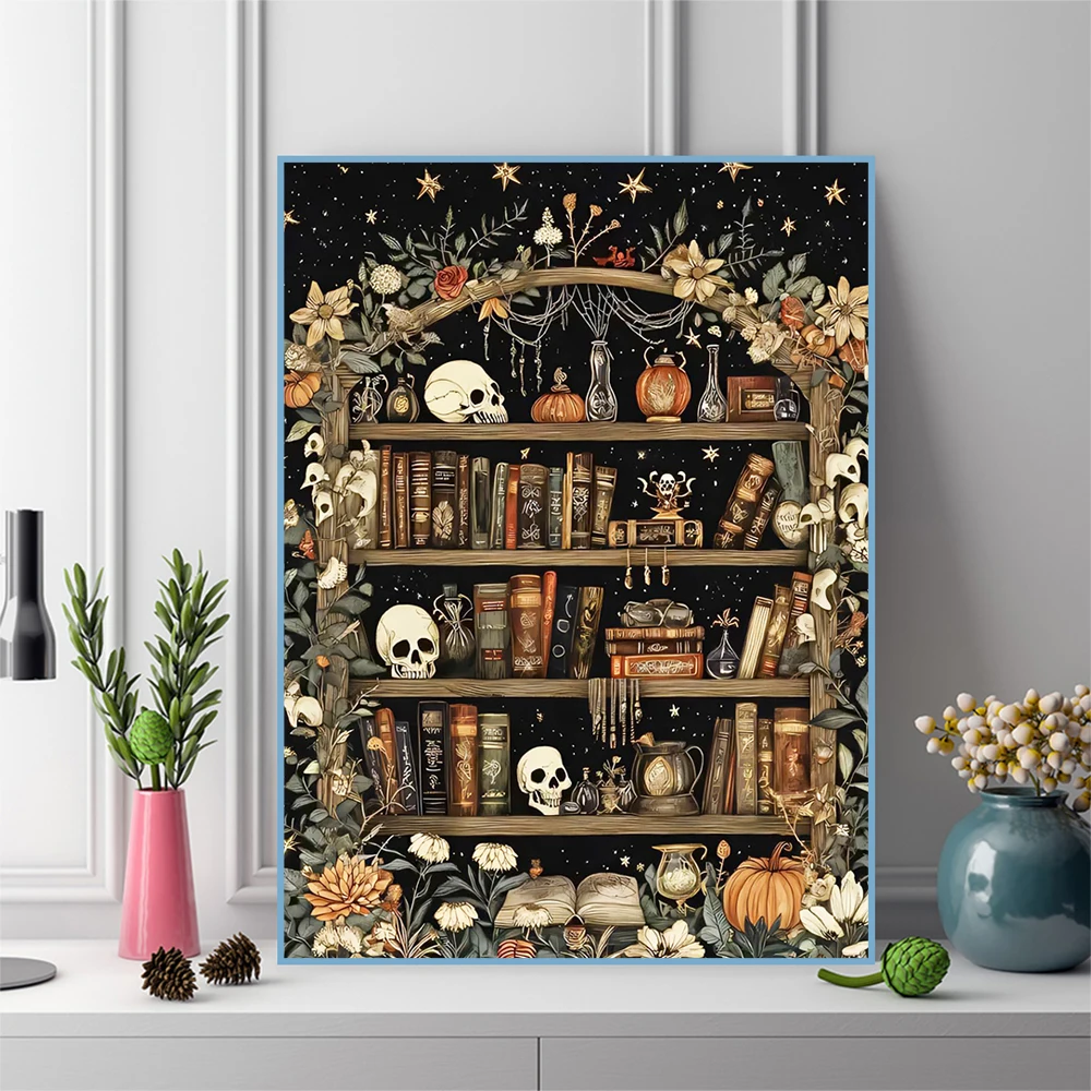 New Arrival Diamond Embroidery Bookshelf Landscape Diamond Painting Skeleton DIY Mosaic Cross Stitch Handmade Hobby
New Arrival Diamond Embroidery Bookshelf Landscape Diamond Painting Skeleton DIY Mosaic Cross Stitch Handmade Hobby