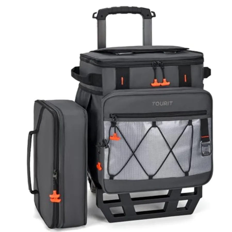 75 Can Insulated Rolling Cooler Detachable Double Deck Beach Cooler with Wheels Collapsible Soft Sided Cooler Bag for Beach Cam
75 Can Insulated Rolling Cooler Detachable Double Deck Beach Cooler with Wheels Collapsible Soft Sided Cooler Bag for Beach Cam
