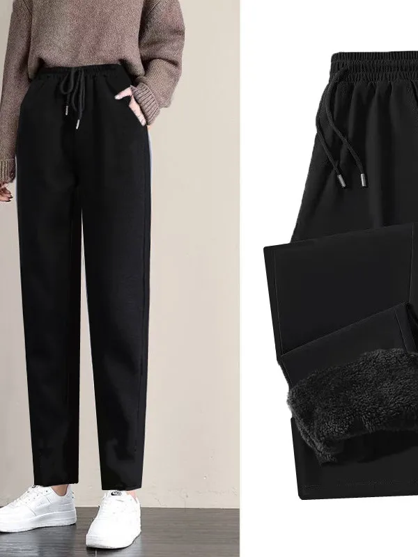 Thiened ветрозащитные повседневные брюки с прямыми штанинами на подкладке, женские спортивные брюки для пригородных поездок, осень-зима, свободный крой, повседневные спортивные штаны...
Thiened ветрозащитные повседневные брюки с прямыми штанинами на подкладке, женские спортивные брюки для пригородных поездок, осень-зима, свободный крой, повседневные спортивные штаны...