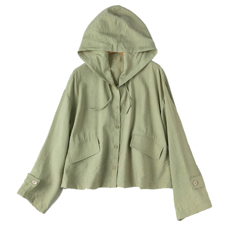 76% Mulberry Silk 24% Nylon Dry Silk Thin Type Women Hoodie Coat Solid Color Buttons Down Long Sleeve Cardigan Top Blouse M1491
76% Mulberry Silk 24% Nylon Dry Silk Thin Type Women Hoodie Coat Solid Color Buttons Down Long Sleeve Cardigan Top Blouse M1491