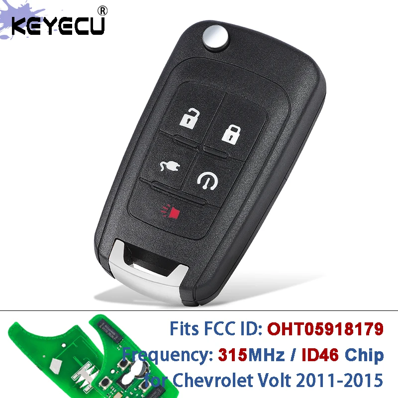 KEYECU OHT05918179 for Chevrolet Volt 2011 2012 2013 2014 2015 315MHz ID46 Chip Proximity Fob Keyless-Go Smart Remote Key
KEYECU OHT05918179 for Chevrolet Volt 2011 2012 2013 2014 2015 315MHz ID46 Chip Proximity Fob Keyless-Go Smart Remote Key