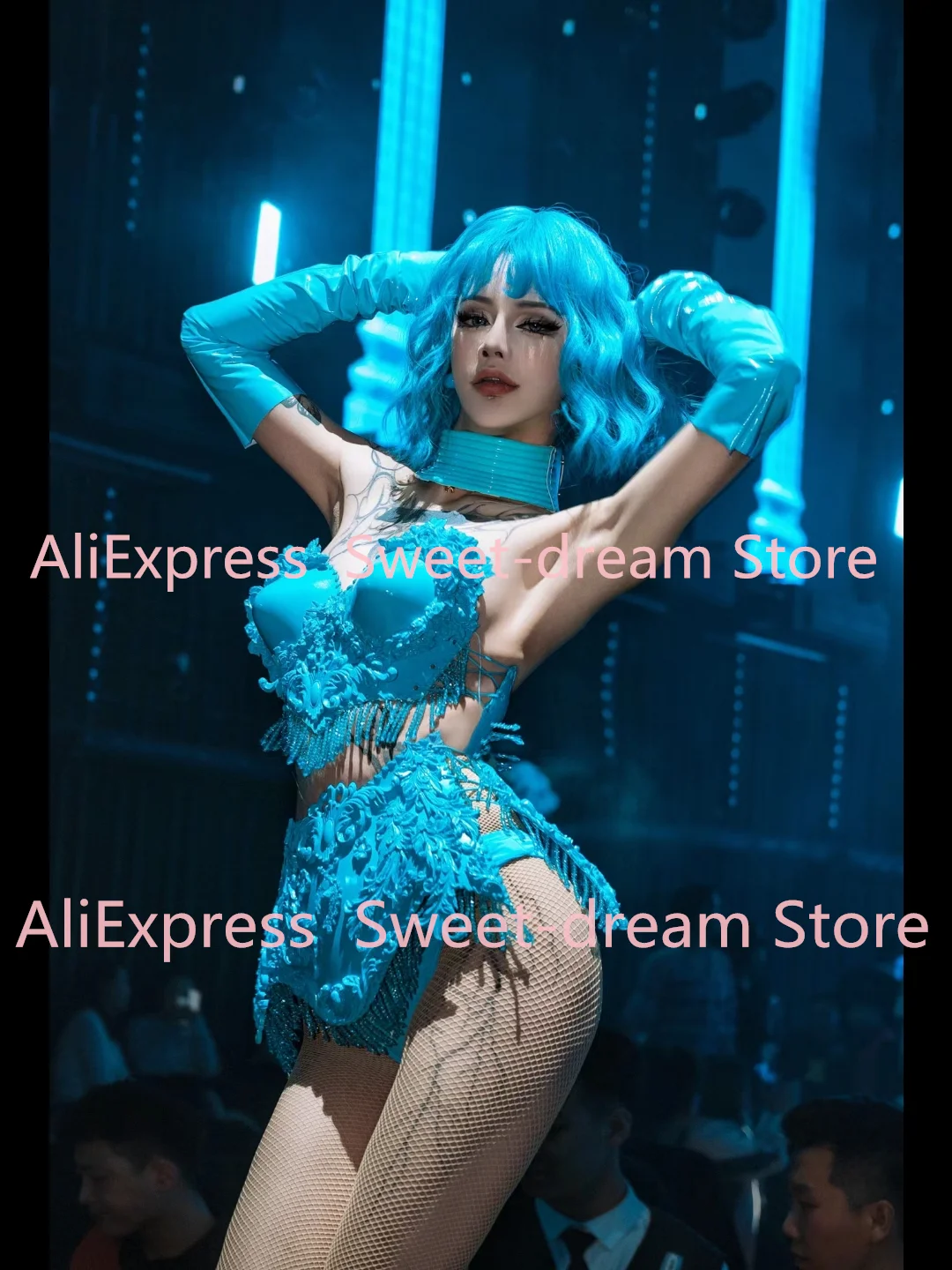 Custom Korean Girl Group Costume Sexy Bra Nightclub Bar Female Singer Party Bar Stage Outfits Dj Performance Costume Dance Wears 
Custom Korean Girl Group Costume Sexy Bra Nightclub Bar Female Singer Party Bar Stage Outfits Dj Performance Costume Dance Wears