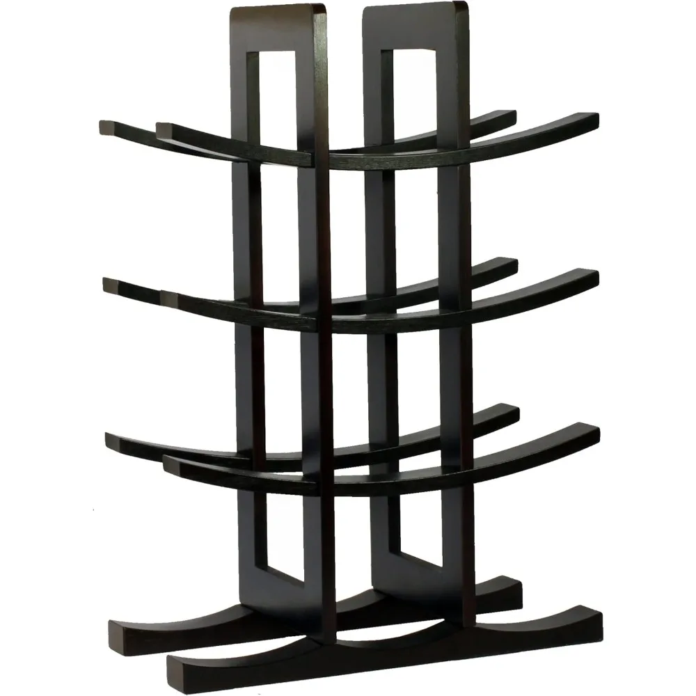 WR1132 12-Bottle Bamboo Wine Rack, Dark Espresso
WR1132 12-Bottle Bamboo Wine Rack, Dark Espresso