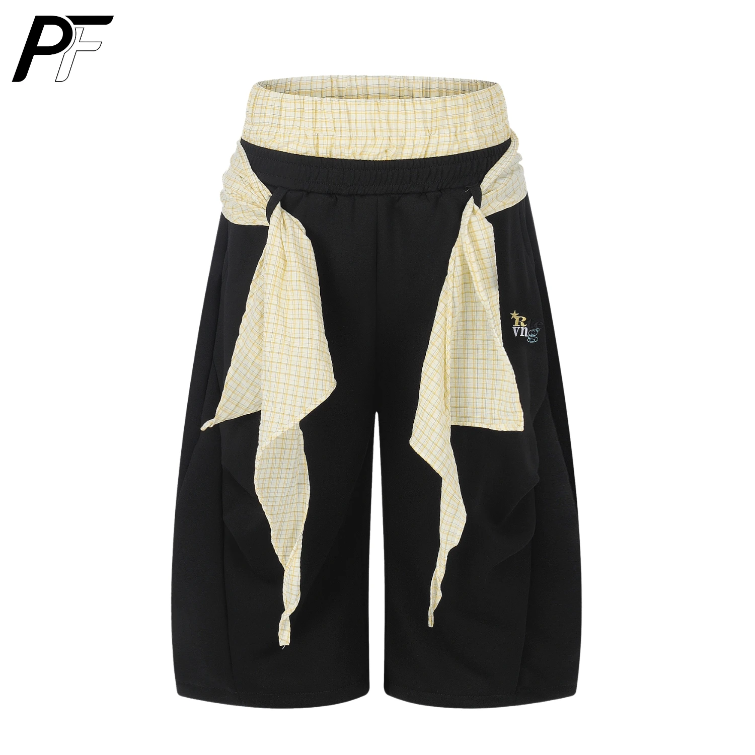Preppy Plaid Fake Wrap Cropped Pants Elastic High Waist Baggy Wide Leg Sweat Shorts Detachable Checkered Ribbon Casual Shorts
Preppy Plaid Fake Wrap Cropped Pants Elastic High Waist Baggy Wide Leg Sweat Shorts Detachable Checkered Ribbon Casual Shorts