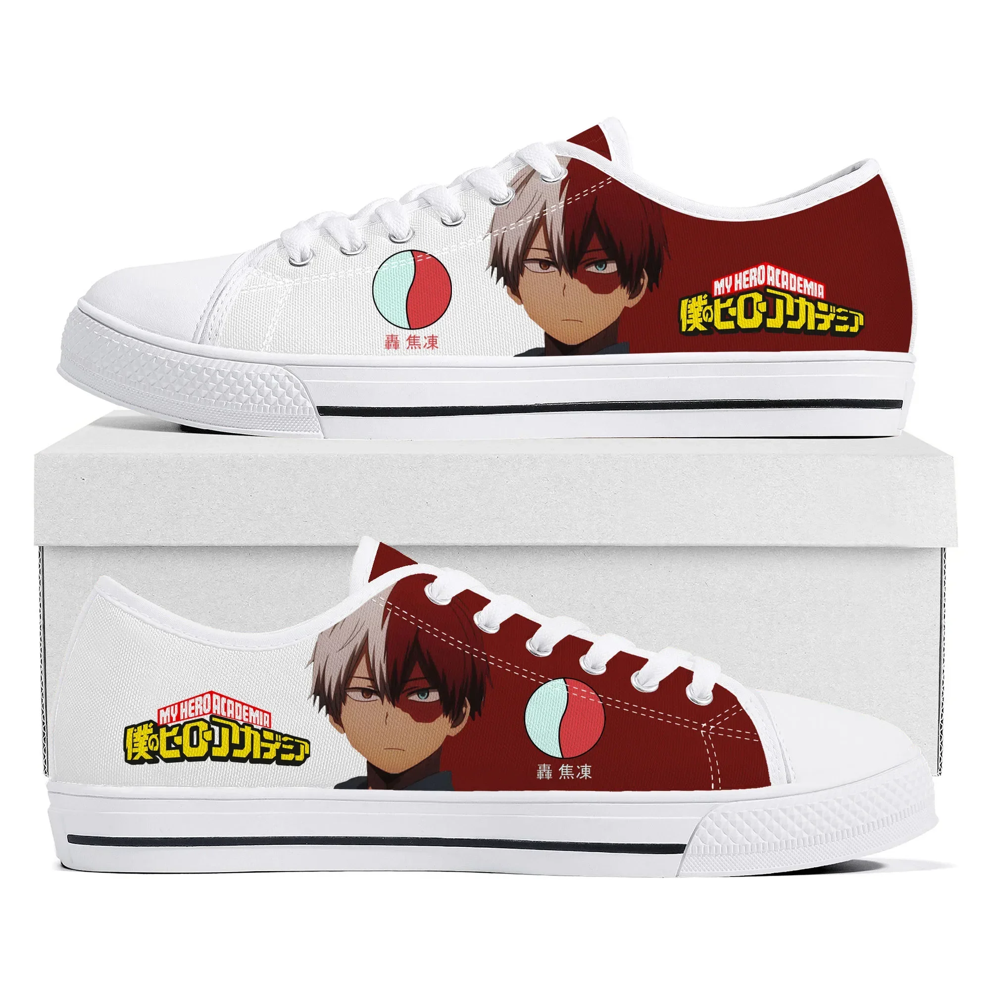 Shoto Todoroki My Hero Academia Low Top Sneakers Mens Women Teenager High Quality Canvas Sneaker Casual Couple Shoes Custom Shoe
Shoto Todoroki My Hero Academia Low Top Sneakers Mens Women Teenager High Quality Canvas Sneaker Casual Couple Shoes Custom Shoe