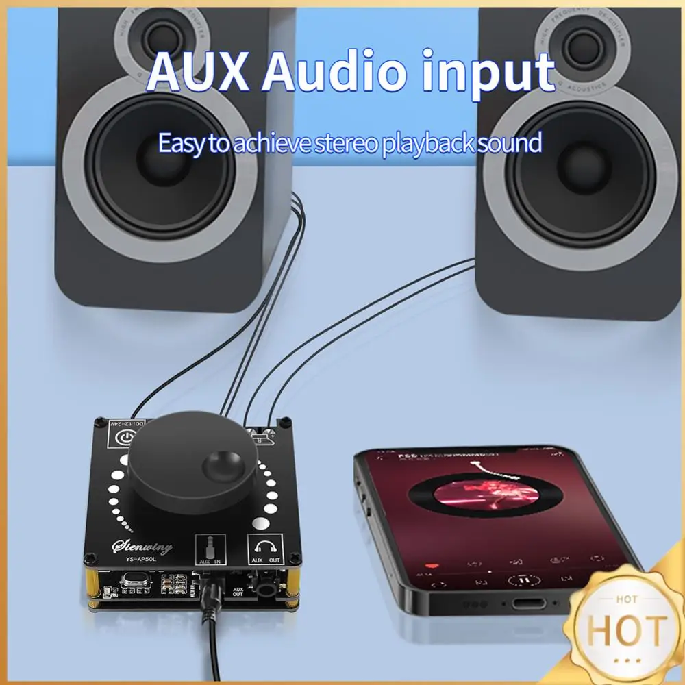 YS-AP50L Digital Power Audio Amplifier Board CS8673E Audio Power Amplifier Bluetooth-compatible 5.1 DIY Home Audio Modification
YS-AP50L Digital Power Audio Amplifier Board CS8673E Audio Power Amplifier Bluetooth-compatible 5.1 DIY Home Audio Modification