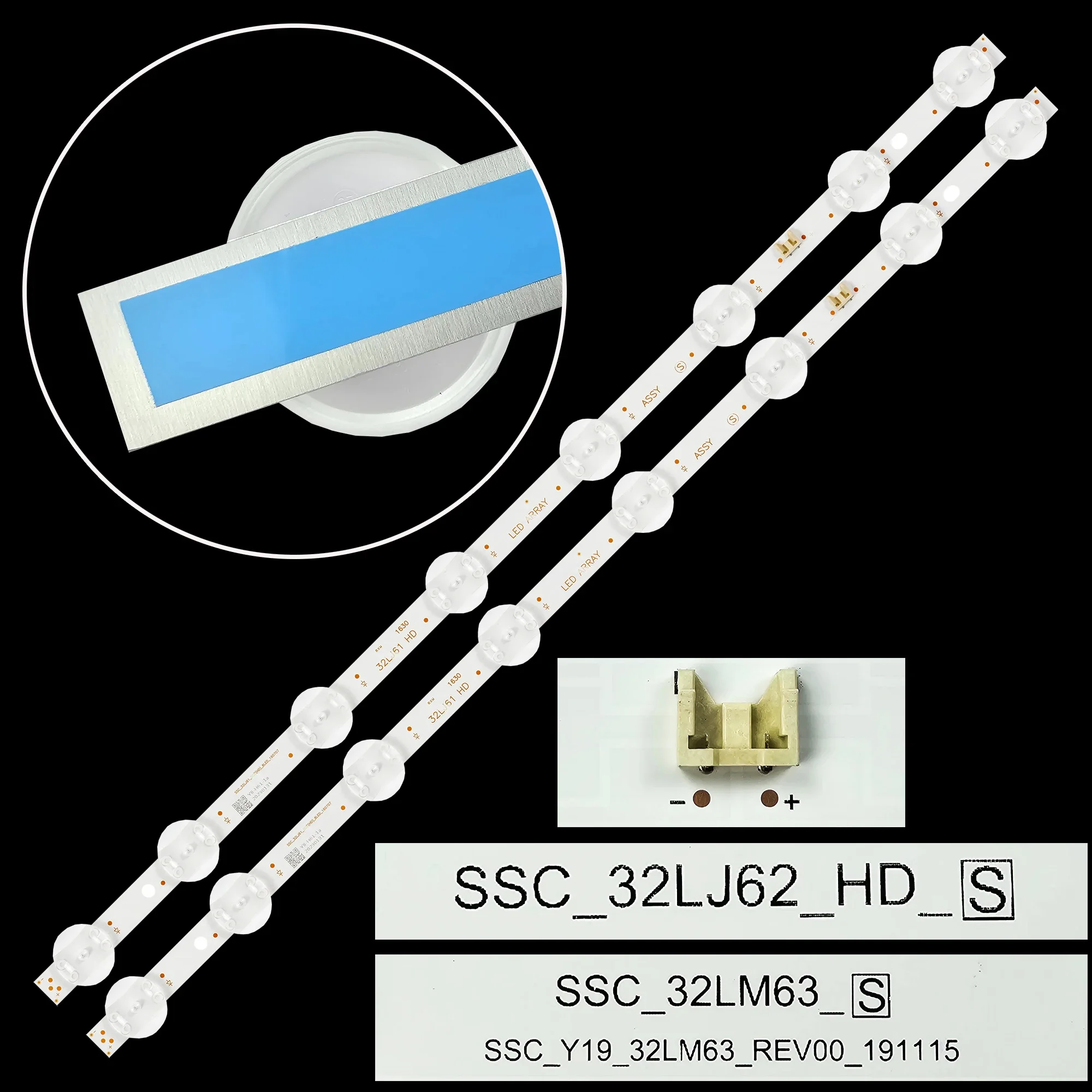 LED BackLight Strip For SSC_32LM55_S 32LJ510U 32LM576BPLD 32LK610BPLC 32LK510 32LK519BPLC HC320DXN-AKSL1-A14X
LED BackLight Strip For SSC_32LM55_S 32LJ510U 32LM576BPLD 32LK610BPLC 32LK510 32LK519BPLC HC320DXN-AKSL1-A14X
