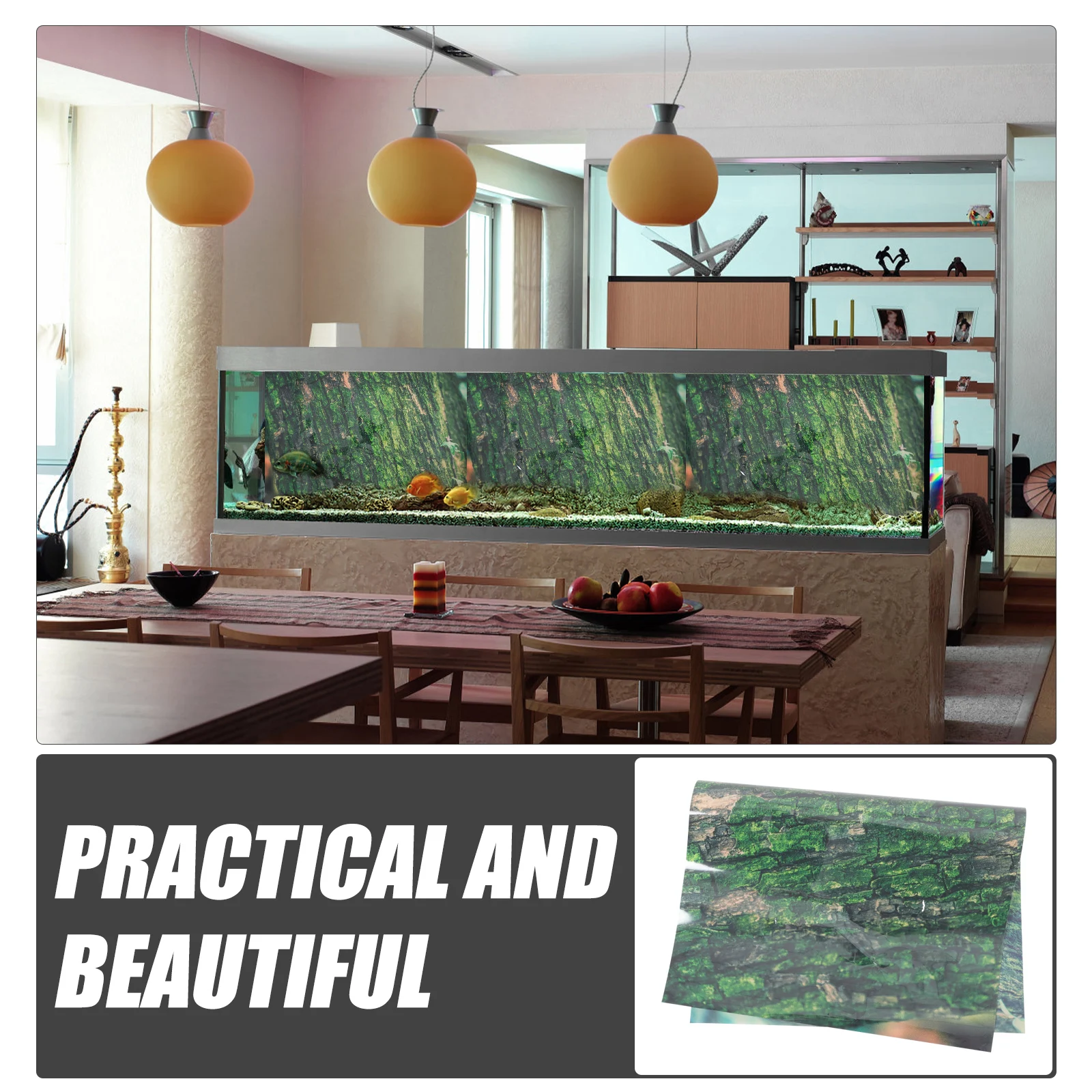 Aquarium Background Sticker Tree Bark Pattern Self-Adhesive Fish Tank Decal Home Wall Decor Fish Tank Decoration Aquarium
Aquarium Background Sticker Tree Bark Pattern Self-Adhesive Fish Tank Decal Home Wall Decor Fish Tank Decoration Aquarium