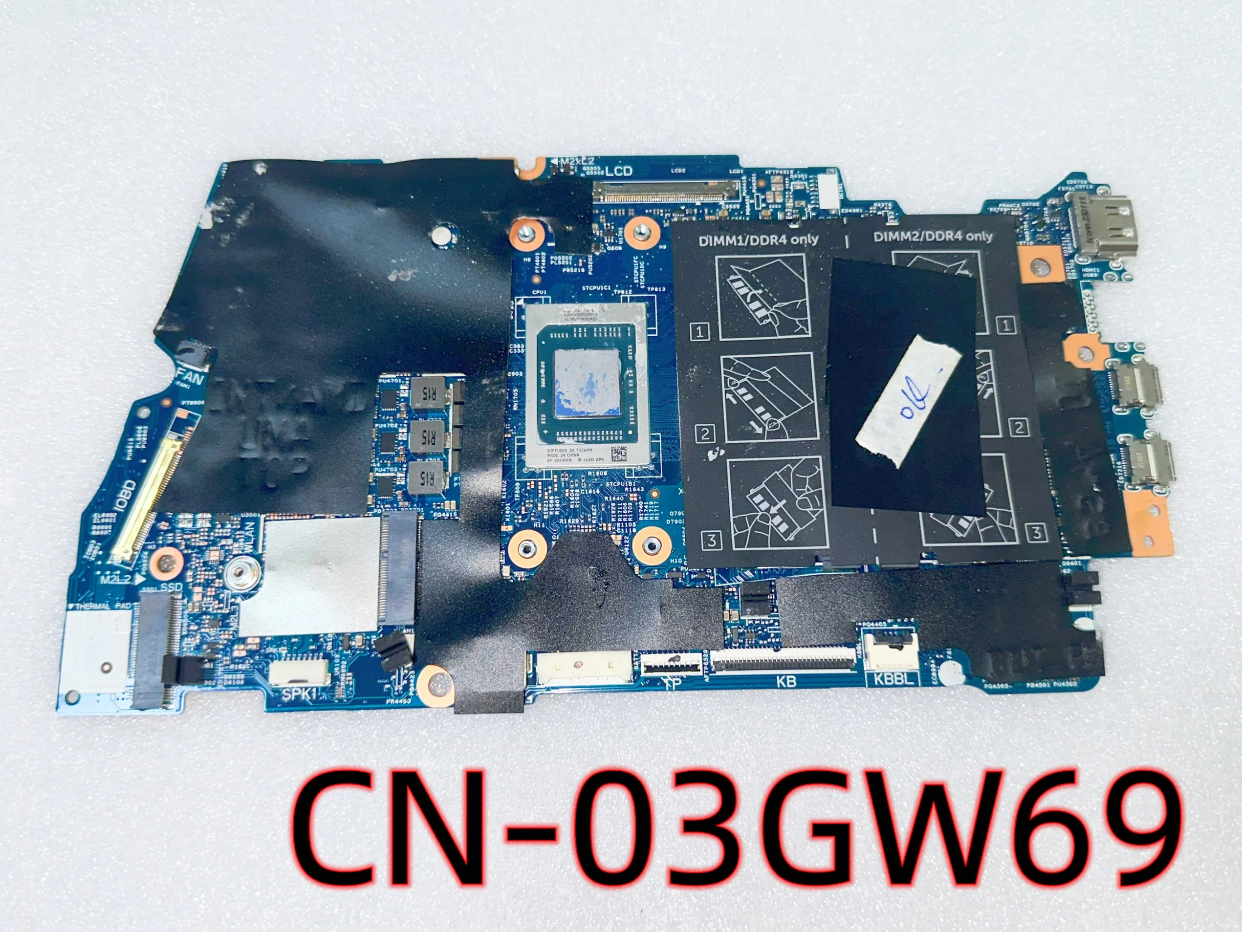 original 3GW69 CN-03GW69 FOR Dell Inspiron 14 7425 03GW69 Motherboard WITH RYZEN 5 5625U CPU 213084-1 free shipping
original 3GW69 CN-03GW69 FOR Dell Inspiron 14 7425 03GW69 Motherboard WITH RYZEN 5 5625U CPU 213084-1 free shipping