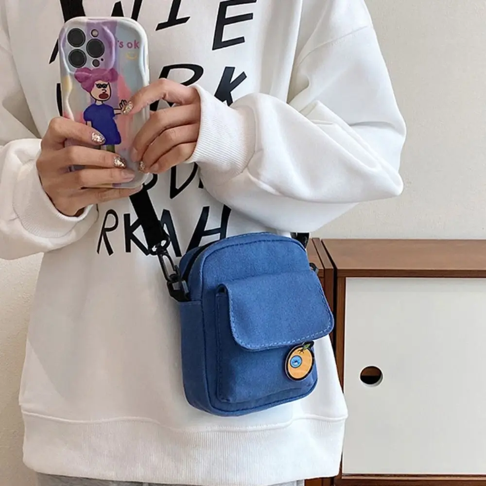 Casual Solid Color Mini Crossbody Bag Casual Handbag Nylon Zipper Bag Lightweight Purse Canvas Phone Bag Girls/boys
Casual Solid Color Mini Crossbody Bag Casual Handbag Nylon Zipper Bag Lightweight Purse Canvas Phone Bag Girls/boys
