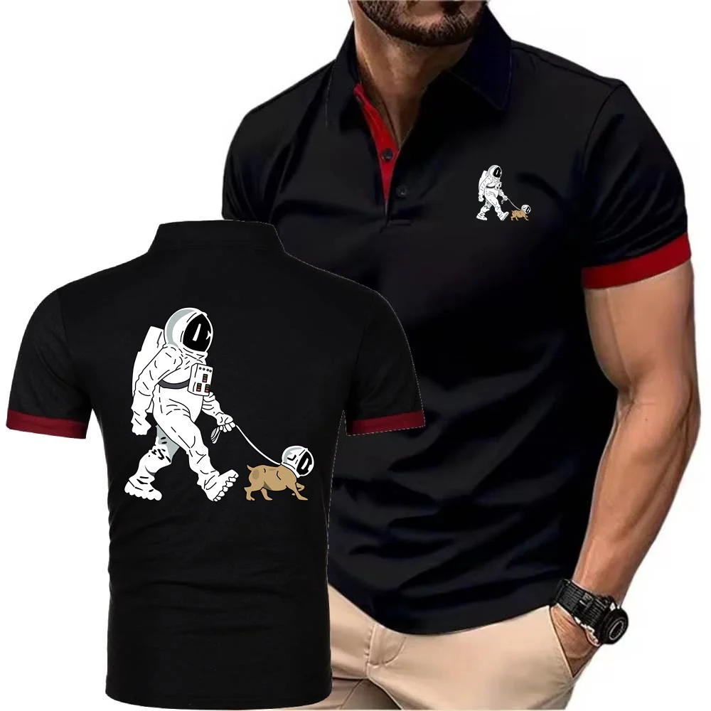 Fashion Space X Spaceship Astronaut Dog The Walking Dead Men's Solid Color 3D Printed Polo Shirts Casual Loose Short Sleeve Tops
Fashion Space X Spaceship Astronaut Dog The Walking Dead Men's Solid Color 3D Printed Polo Shirts Casual Loose Short Sleeve Tops
