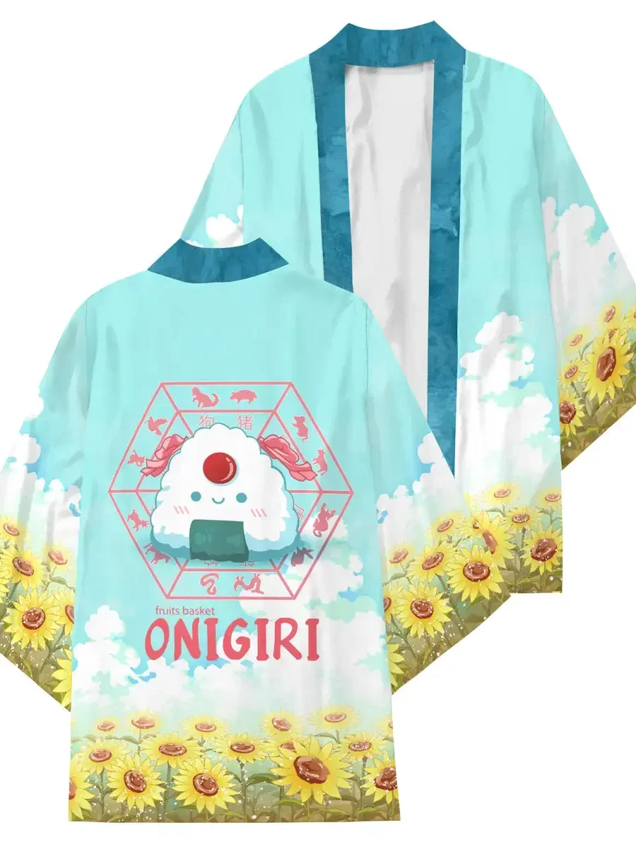 Rice Ball Through Kimono Cape Loose Three-quarter Sleeve Cardigan Robe Feather Anime Cape Short-sleeved T-shirt
Rice Ball Through Kimono Cape Loose Three-quarter Sleeve Cardigan Robe Feather Anime Cape Short-sleeved T-shirt