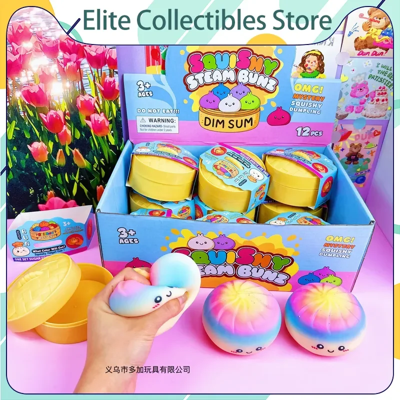 8.5cm Colorful Simulated Xiaolongbao Squishy Toy Vibrant Printed Bun Stress Relief Decompression Fidget for Adults
8.5cm Colorful Simulated Xiaolongbao Squishy Toy Vibrant Printed Bun Stress Relief Decompression Fidget for Adults