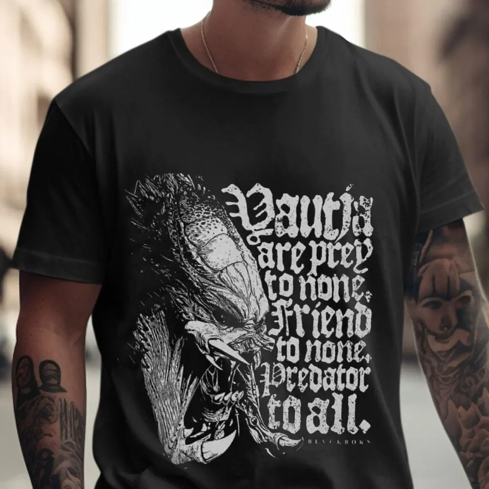 Retro Yautja Are Prey To None Predator print Gift T-Shirt Vintage Sci-Fi Movie 80s Alien Monster Graphic Clothes All size Tops
Retro Yautja Are Prey To None Predator print Gift T-Shirt Vintage Sci-Fi Movie 80s Alien Monster Graphic Clothes All size Tops