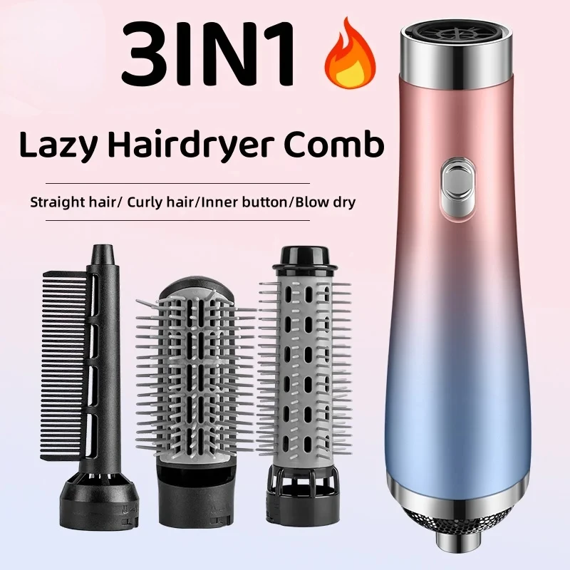 3in1 Lazy Hairdryer Comb Hot Air Brush Professional Curler Straightener Hair Styling Tools Electric Ion Dryer Brush New Cleaner
3in1 Lazy Hairdryer Comb Hot Air Brush Professional Curler Straightener Hair Styling Tools Electric Ion Dryer Brush New Cleaner