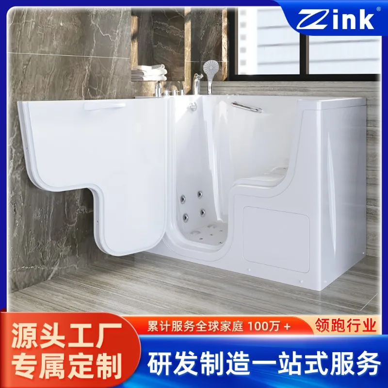 Low threshold step-in bathtub for seniors, acrylic side-opening sitting non-slip bathtub,direct sales from manufacturer
Low threshold step-in bathtub for seniors, acrylic side-opening sitting non-slip bathtub,direct sales from manufacturer