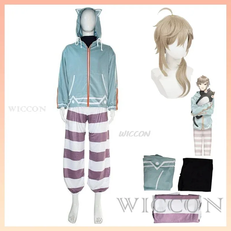Anime virtual YouTubers vtuber Kanakana Kanae knkn cosplay costume nijisanji gamers vliver wig plush pajamas man woman Daily sui
Anime virtual YouTubers vtuber Kanakana Kanae knkn cosplay costume nijisanji gamers vliver wig plush pajamas man woman Daily sui