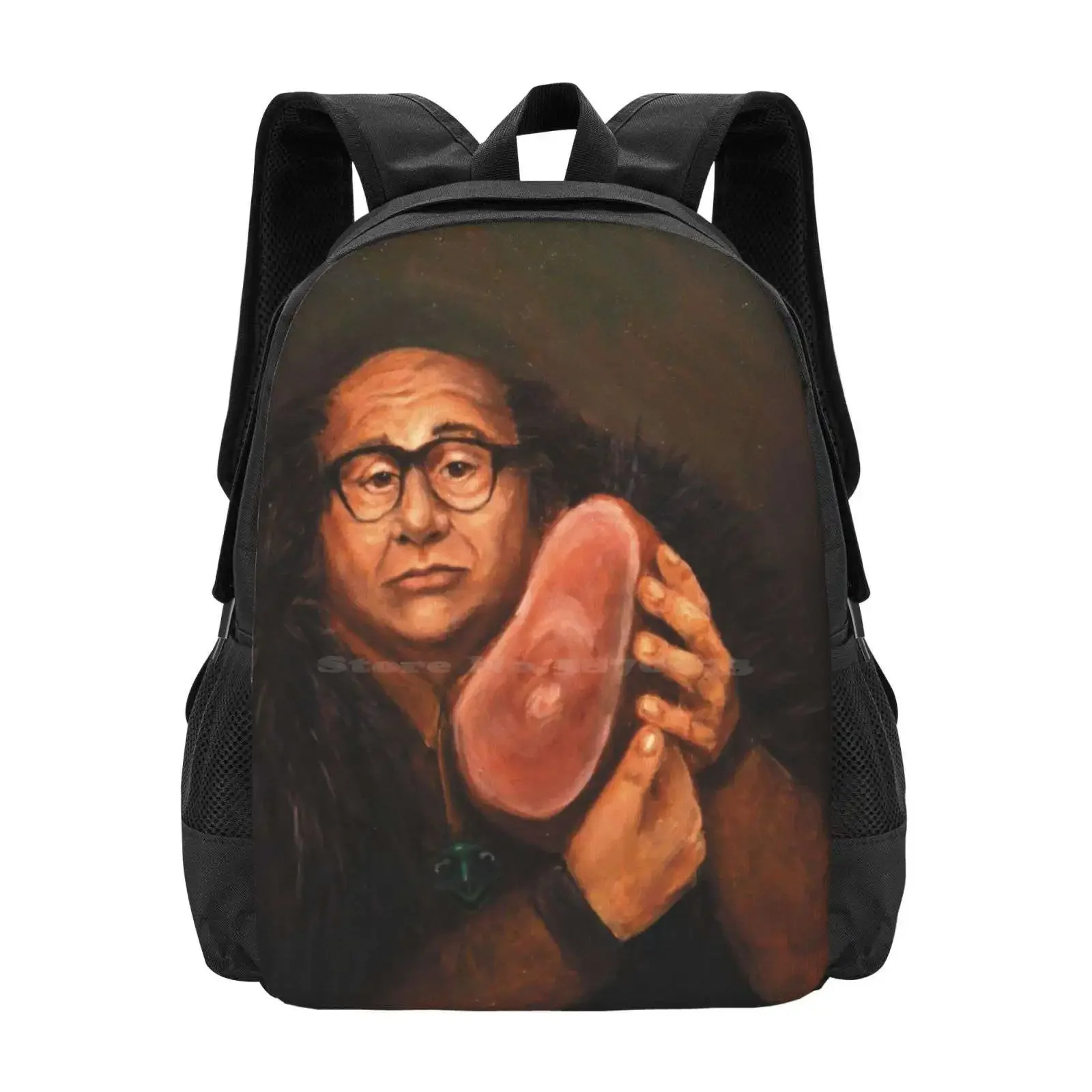 Danny Devito And His Beloved Ham Pattern Design Bag Student's Backpack Danny Devito Isaip Rum Ham Frogkid Frank Reynolds
Danny Devito And His Beloved Ham Pattern Design Bag Student's Backpack Danny Devito Isaip Rum Ham Frogkid Frank Reynolds