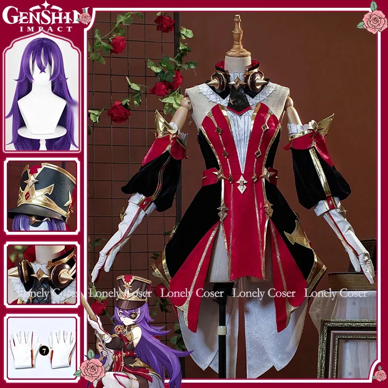 Chevreuse Cosplay Costume Wig Game Genshin Impact Executor of Justice Dress Uniform Earphones Eye Patch Hat Gloves Girls
Chevreuse Cosplay Costume Wig Game Genshin Impact Executor of Justice Dress Uniform Earphones Eye Patch Hat Gloves Girls