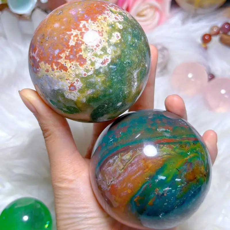 6.5-7cm Natural Ocean Jasper Ball,Sturdy Healing energy Crystals,Semi Precious Stones Gift,Valentine's Day decor,Meditation Gift
6.5-7cm Natural Ocean Jasper Ball,Sturdy Healing energy Crystals,Semi Precious Stones Gift,Valentine's Day decor,Meditation Gift