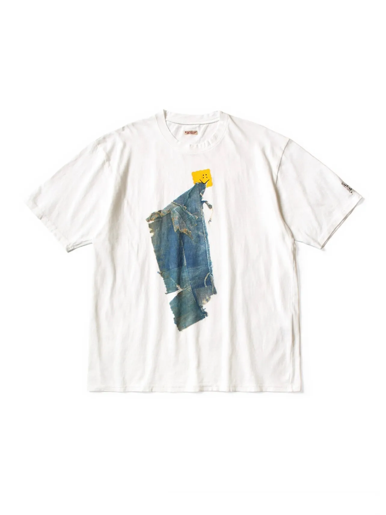 26SS KAPITAL Japanese Loose Smiley Print Cotton Denim Crew Neck Short Sleeve T-shirt Men's Clothing
26SS KAPITAL Japanese Loose Smiley Print Cotton Denim Crew Neck Short Sleeve T-shirt Men's Clothing