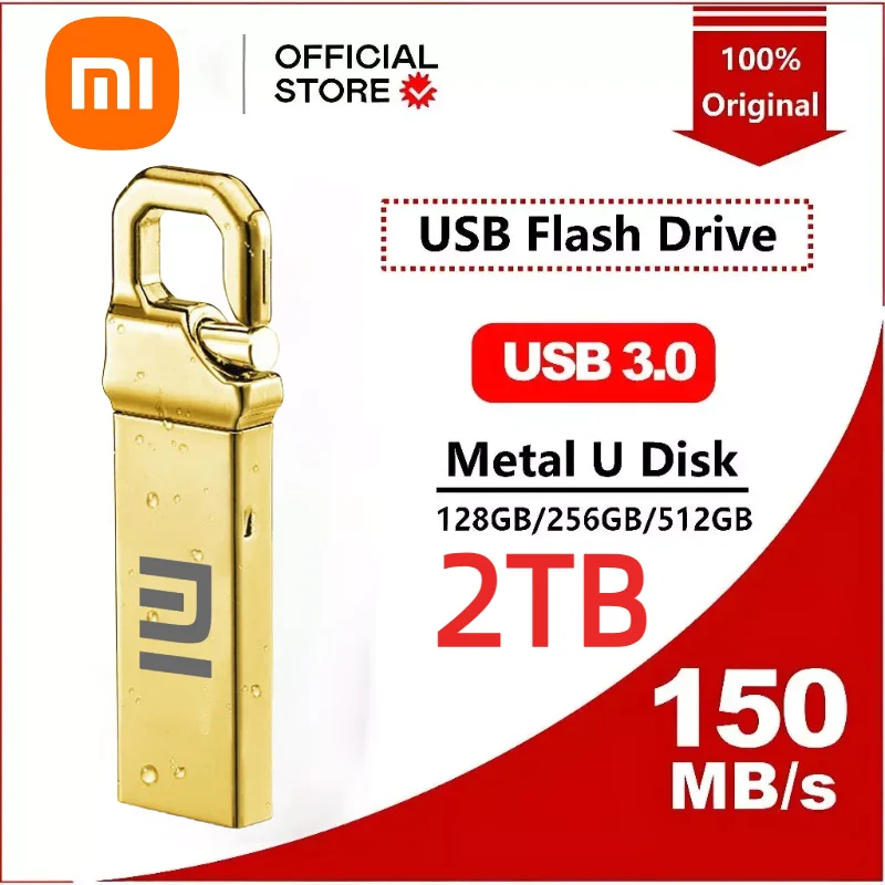Xiaomi 2TB Pendrive USB 3.2 Flash Drive Metal U Disk 1TB 512GB Портативный SSD Pen Drive 128GB для Sony Lenovo Tablet Memory Drive 
Xiaomi 2TB Pendrive USB 3.2 Flash Drive Metal U Disk 1TB 512GB Портативный SSD Pen Drive 128GB для Sony Lenovo Tablet Memory Drive
