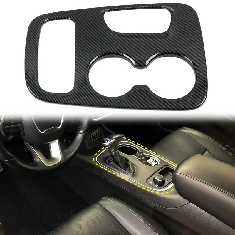 1Pcs Carbon Fiber Central Armrest Gear Water Cup Carbon Fiber Modification Decorative Frame Suitable For 2018-2020 Dodge Durango
1Pcs Carbon Fiber Central Armrest Gear Water Cup Carbon Fiber Modification Decorative Frame Suitable For 2018-2020 Dodge Durango
