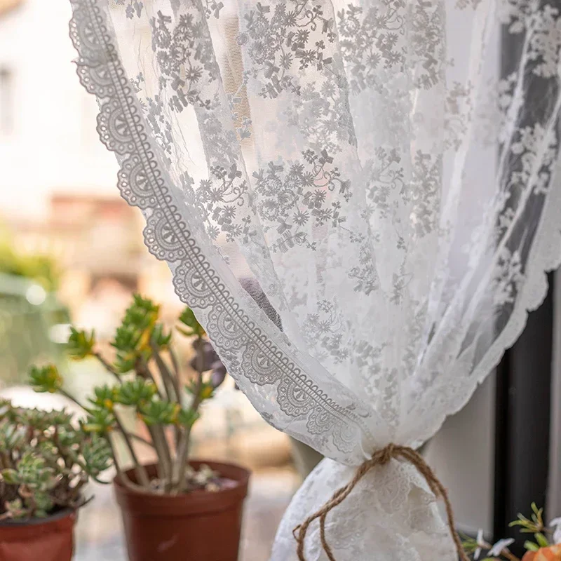 1PC Short Curtain Half Curtain Small White Lace Gauze Tulle Blackout Partition Door Decor Floating Window Curtains Tulle Lace
1PC Short Curtain Half Curtain Small White Lace Gauze Tulle Blackout Partition Door Decor Floating Window Curtains Tulle Lace