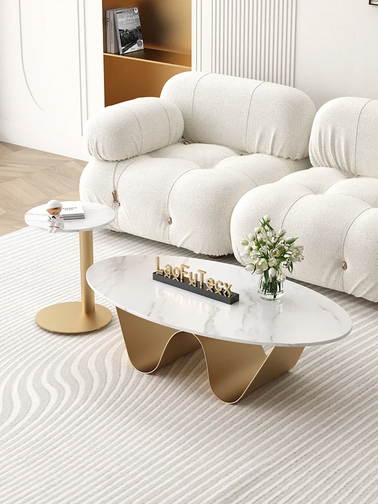 Rock slab coffee table living room home modern simple small apartment coffee table oval Internet celebrity Italian light luxury
Rock slab coffee table living room home modern simple small apartment coffee table oval Internet celebrity Italian light luxury