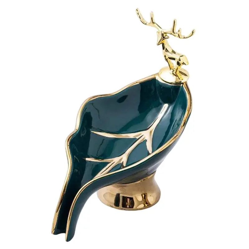 ABRW-New Light Luxury Style Drain Soap Rack Leaf Soap Holder Portable Bathroom Household Dish Tray Creation Design Green
ABRW-New Light Luxury Style Drain Soap Rack Leaf Soap Holder Portable Bathroom Household Dish Tray Creation Design Green
