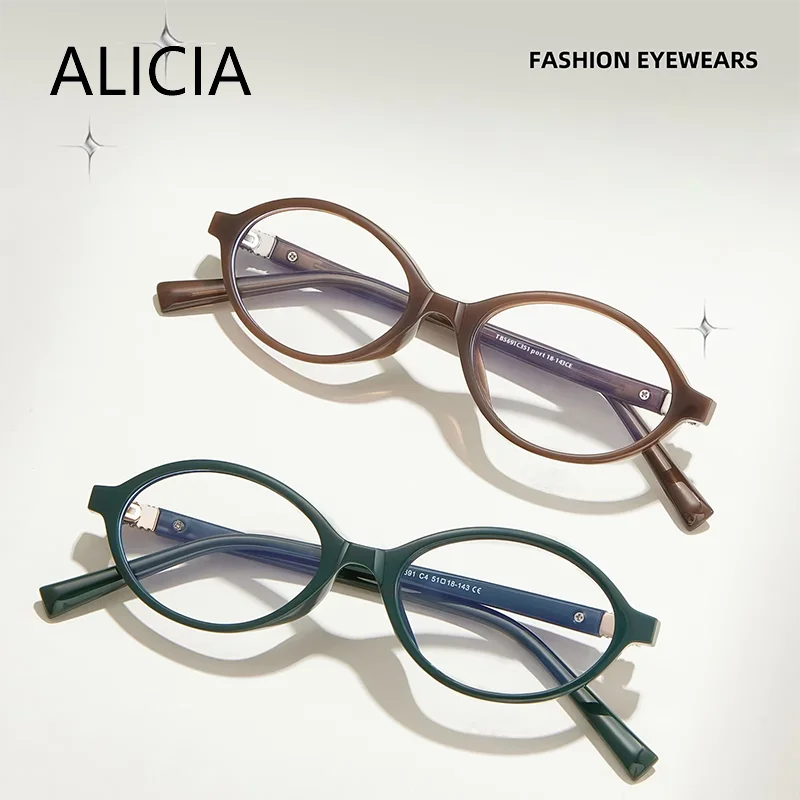 ALICIA Fashion Retro Round Eyewear Ultra Light TR90 Spectacle Optical Prescription Frames Women
ALICIA Fashion Retro Round Eyewear Ultra Light TR90 Spectacle Optical Prescription Frames Women