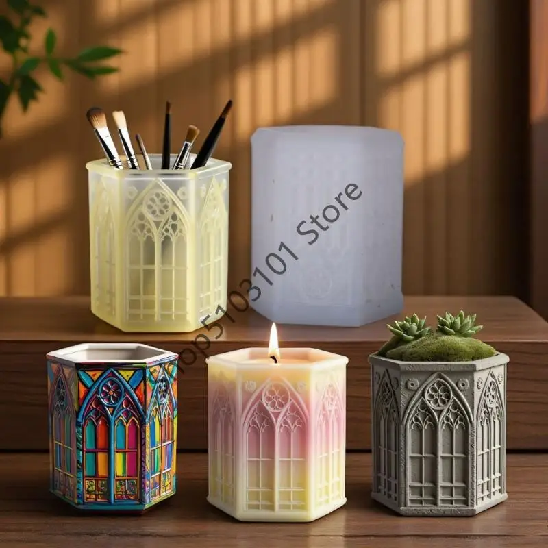 X6HE Reusable Silicone Church Planter Mold For DIY Resin Crafts Concrete Decoration Flowerpot And Unique Gifts
X6HE Reusable Silicone Church Planter Mold For DIY Resin Crafts Concrete Decoration Flowerpot And Unique Gifts