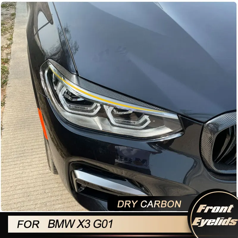 Передний бампер автомобиля, накладки на фары, брови для BMW X3 G01 2018 2019, гоночные передние веки, комплекты кузова, Prepreg Dry Carbon
Передний бампер автомобиля, накладки на фары, брови для BMW X3 G01 2018 2019, гоночные передние веки, комплекты кузова, Prepreg Dry Carbon