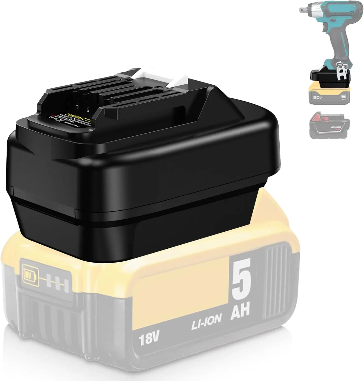For Milwaukee to for makita 12V tool Adapter for Dewalt 20V for Milwaukee 18V Li-ion Battery Convert to for Makita 12V Drill
For Milwaukee to for makita 12V tool Adapter for Dewalt 20V for Milwaukee 18V Li-ion Battery Convert to for Makita 12V Drill