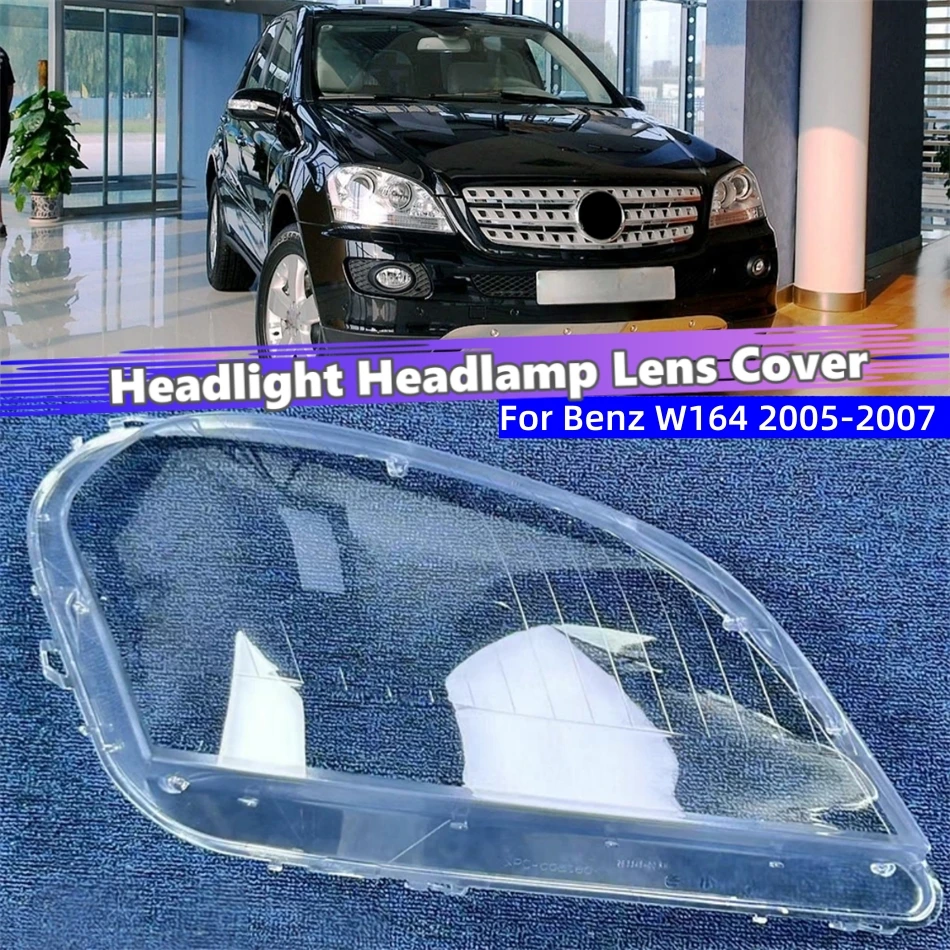 For Mercedes Benz W164 ML 2005 2006 2007 Auto Accessories Lampshades Lamp Headlamp Car Front Headlight Lens Cover Lights Shell
For Mercedes Benz W164 ML 2005 2006 2007 Auto Accessories Lampshades Lamp Headlamp Car Front Headlight Lens Cover Lights Shell