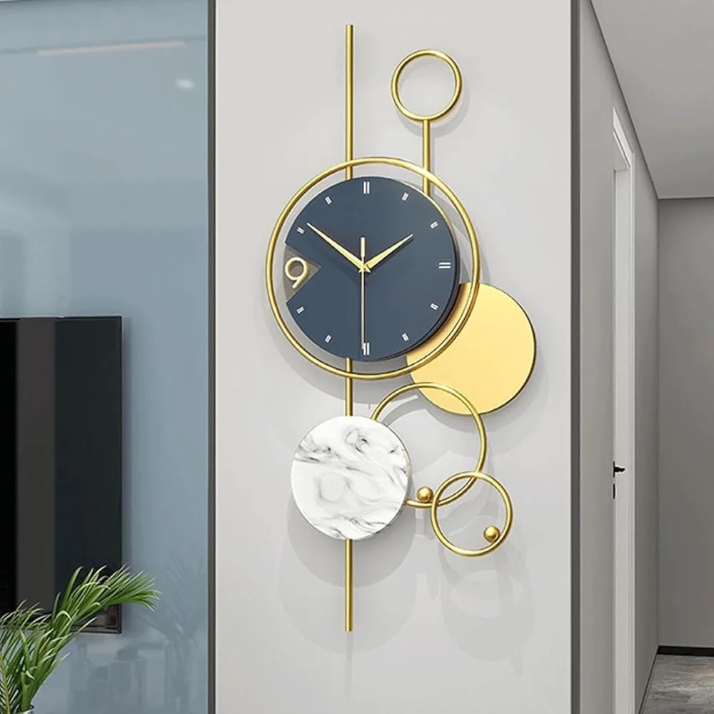 Modern Art Wall Clock Does Not Tick, Modern Quartz Battery Operation Decoration Pendulum Clock, Kitchen Living Room
Modern Art Wall Clock Does Not Tick, Modern Quartz Battery Operation Decoration Pendulum Clock, Kitchen Living Room