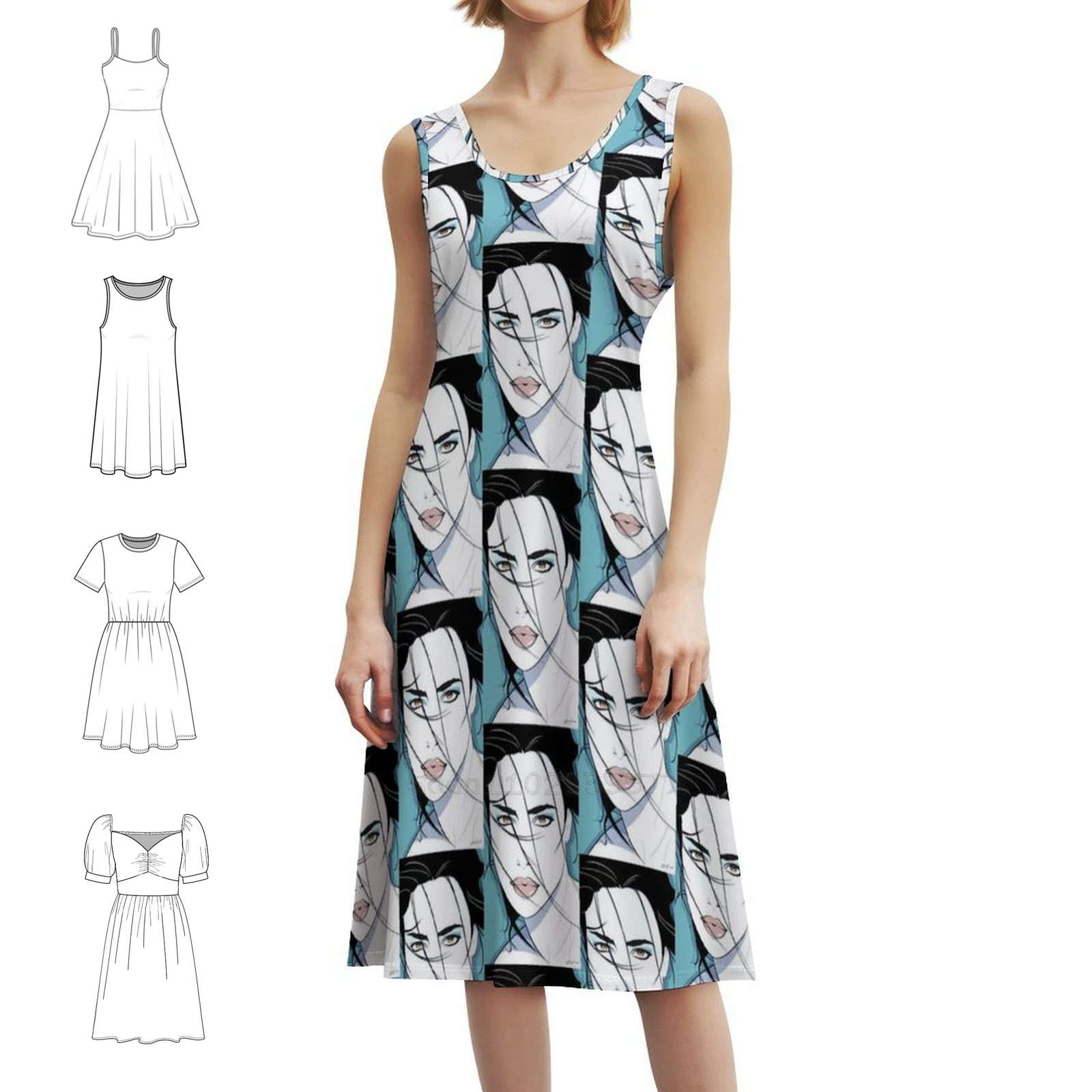 Breezy Милое платье с вырезом Элегантное летнее праздничное платье для женщин Ретро-арт 80-х Стиль Nagel Стиль Nagel Женская одежда
Breezy Милое платье с вырезом Элегантное летнее праздничное платье для женщин Ретро-арт 80-х Стиль Nagel Стиль Nagel Женская одежда