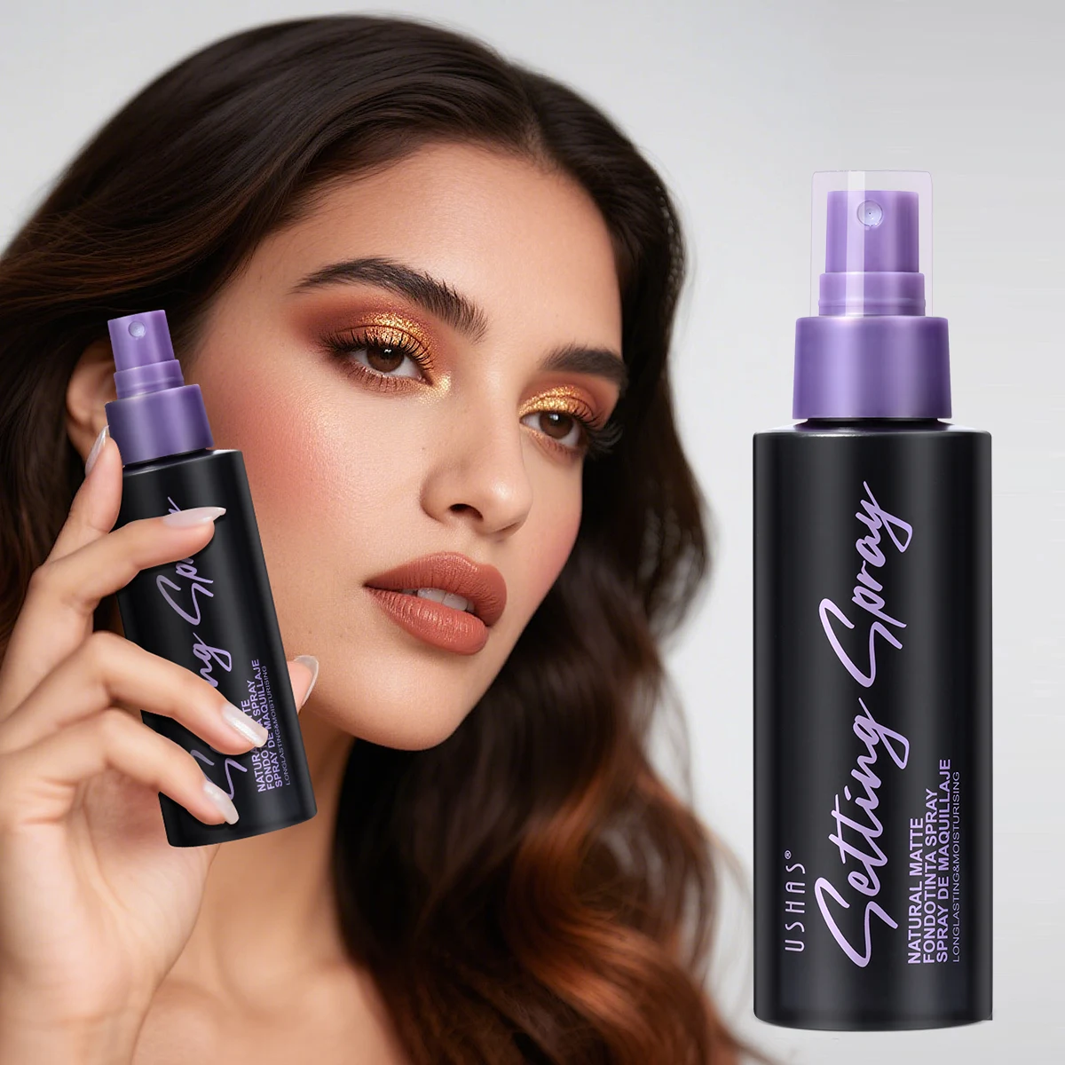 USHAS водостойкий спрей для фиксации макияжа, долговечный контроль жирности, увлажняющий, матовый, нелипкий спрей, фиксатор основы
USHAS водостойкий спрей для фиксации макияжа, долговечный контроль жирности, увлажняющий, матовый, нелипкий спрей, фиксатор основы