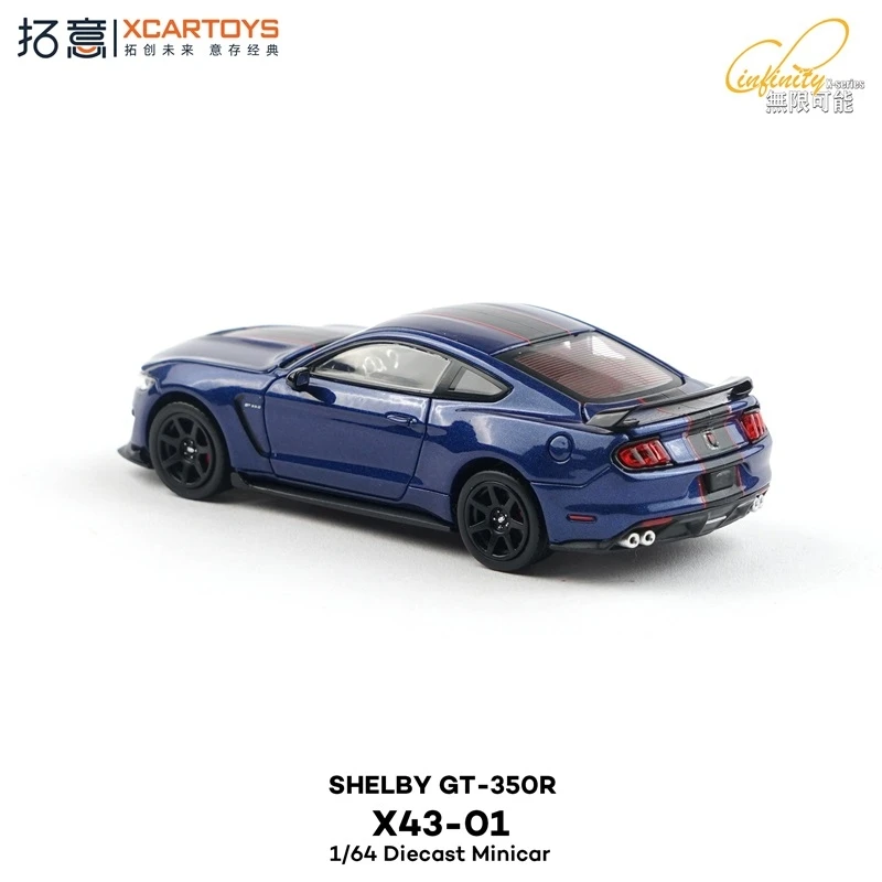 Xcartoys 1:64 2019 SHELBY GT-350R Blue Diecast Model Car
Xcartoys 1:64 2019 SHELBY GT-350R Blue Diecast Model Car