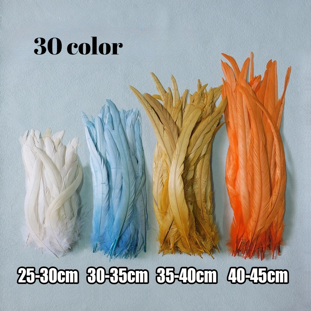 Wholesale Decontamination Color Rooster Tail 25-30-35- 45 Rooster Tail Savage Headdress Dance Catwalk Decoration Feathers
Wholesale Decontamination Color Rooster Tail 25-30-35- 45 Rooster Tail Savage Headdress Dance Catwalk Decoration Feathers