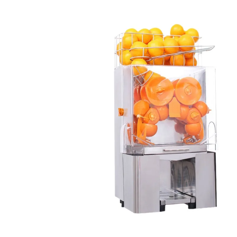 Fully automatic commercial orange juicer, stainless steel electric orange and lemon juicer
Fully automatic commercial orange juicer, stainless steel electric orange and lemon juicer